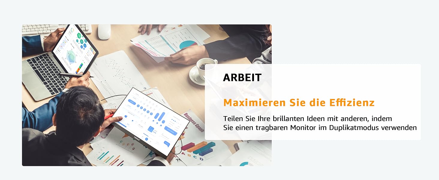 Портативний монітор Yodoit 15.6 дюймів: IPS дисплей FHD 1920x1080, USB-C та HDMI, вбудовані динаміки, захист зору для ПК, ноутбука, Xbox, PS3/4/5, Switch та TV. Чорний колір