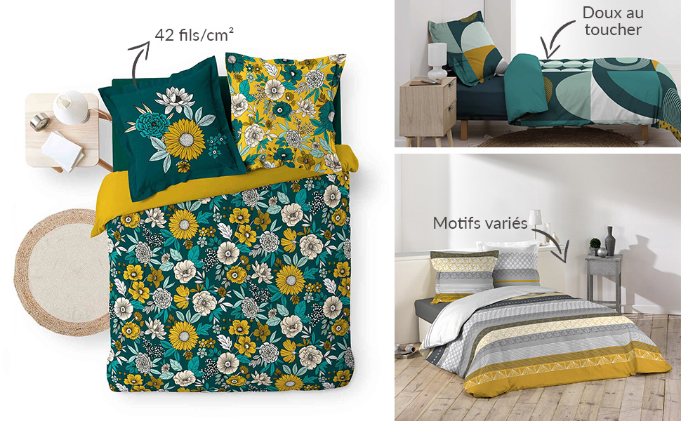 Комплект постільної білизни Douceur d'intérieur Alianor (260x240 см), 100% бавовна