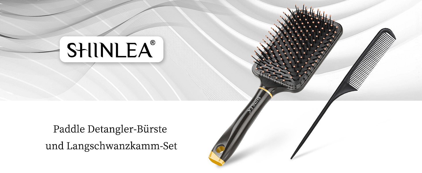 Щітка для розчісування волосся SHINLEA без заплутування, набір гребінців для густого волосся, масажна щітка для шкіри голови, зменшує заплутування