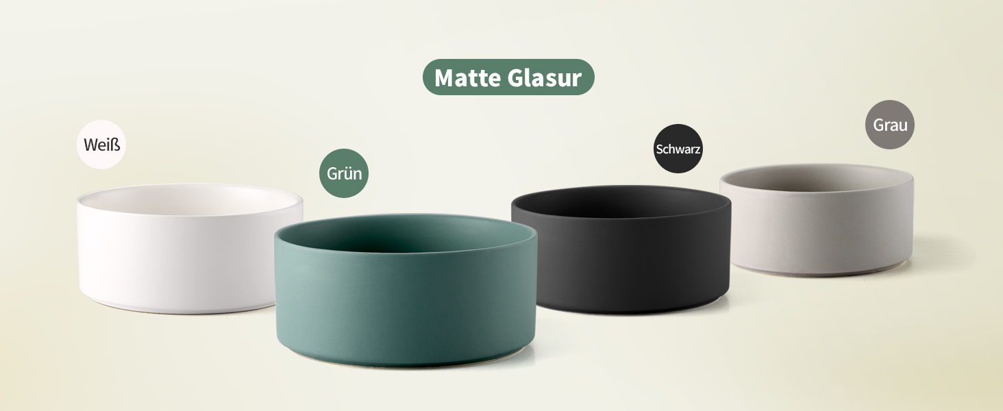 Нержавійна керамічна миска для собак великих порід, 1800 мл, колір коричневий кава