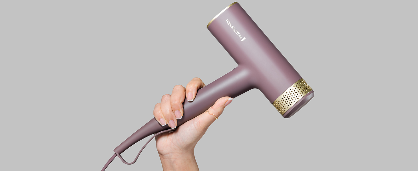 Фен для волосся Remington AIRvive EC8930 з безщітковим цифровим двигуном, іонізацією та анти-фриз технологією, 12 режимів, дифузор та насадка для стайлінгу