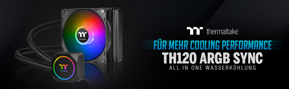 Система водяного охолодження Thermaltake TH120 ARGB Sync Black | AIO