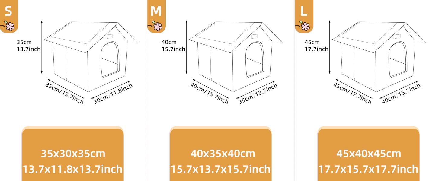 Будка для собак та котів з м'яким знімним подушкою, 40x35x40 см, темно-сірий