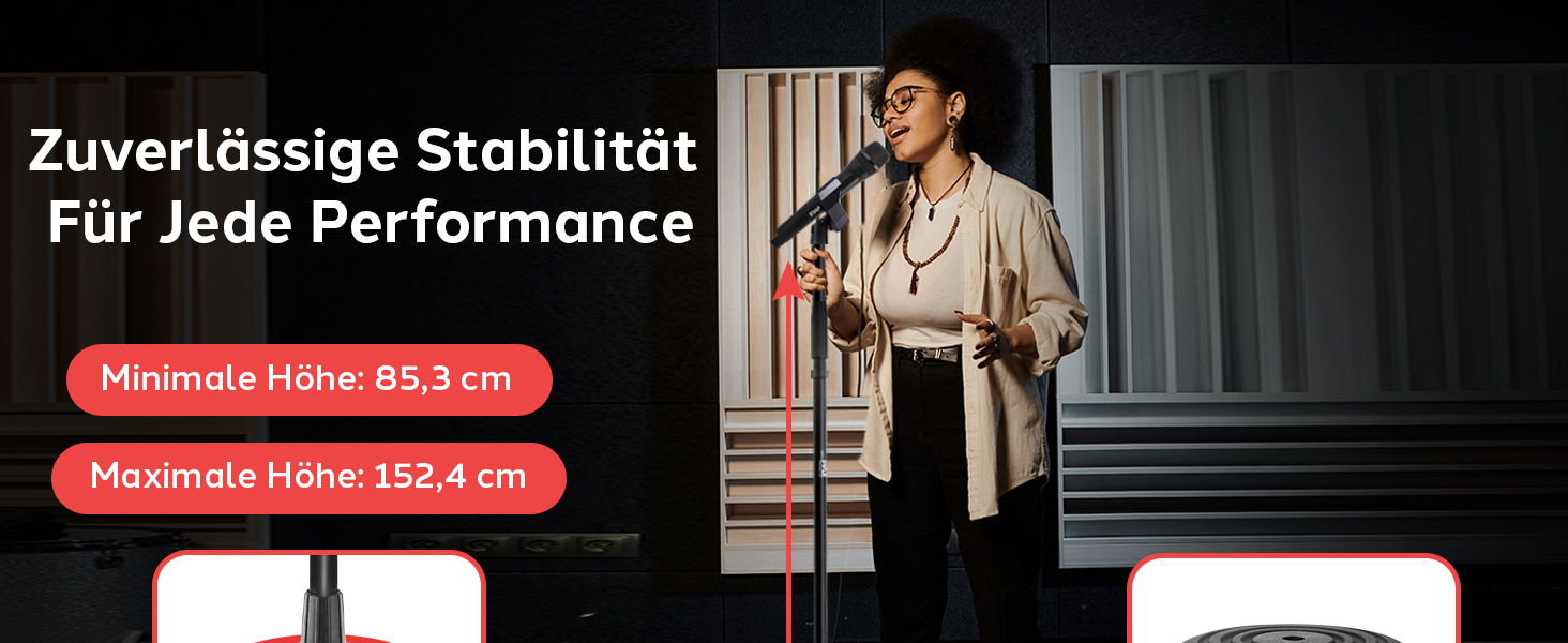 Мікрофонний стійка Pyle – універсальний трипод з регулюванням висоти 85-153 см