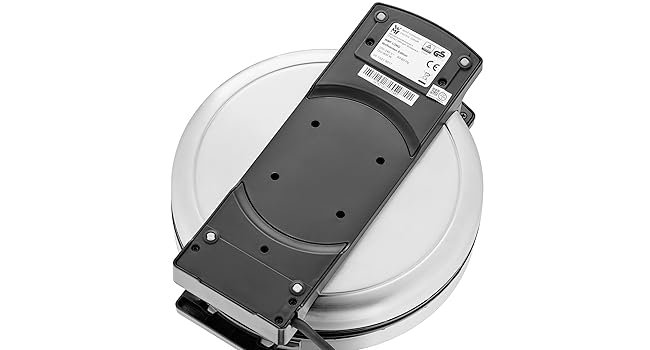 WMF Lono Edition Heart-Shaped Waffle Maker - Adjustable Browning, Stainless Steel, 900W