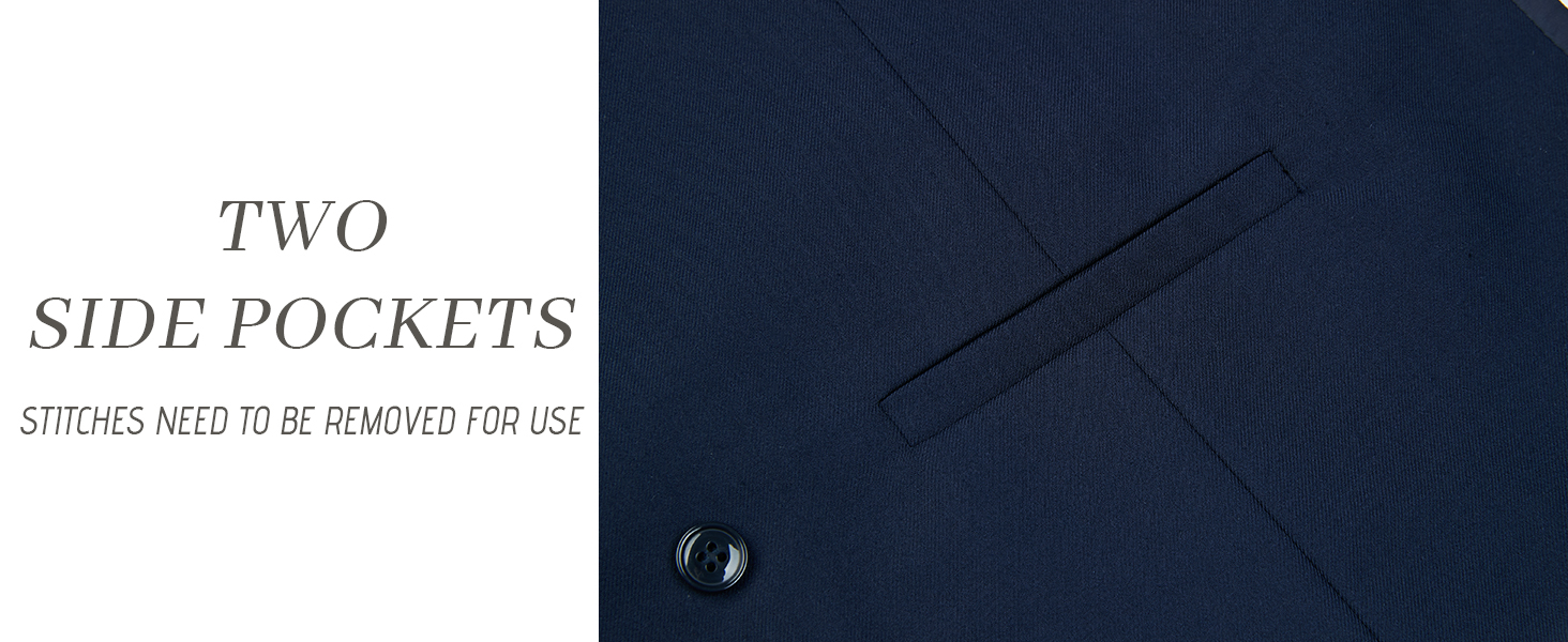 Чоловіча жилетка Enlision з дворядним застібкою та V-подібним вирізом, Slim Fit, для костюма, повсякденного, формального та ділового стилю, чорного кольору