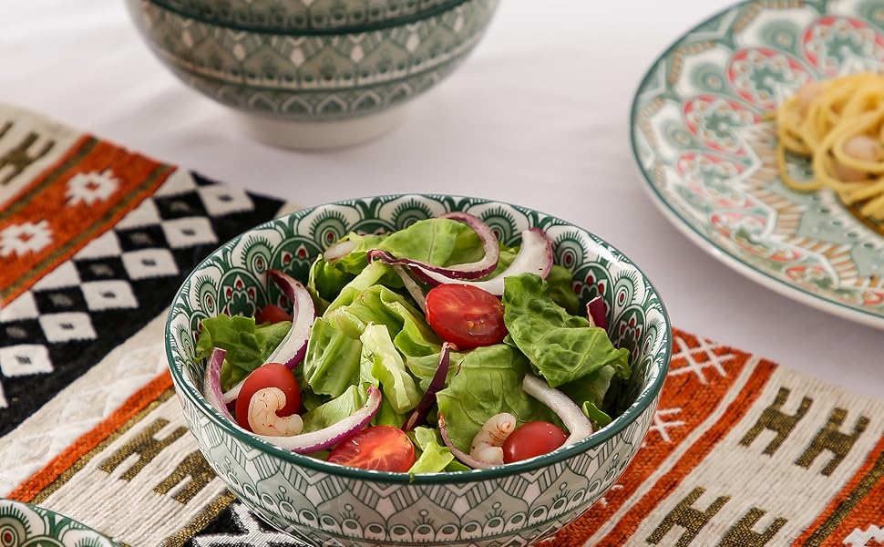 Сервіз столовий порцеляновий Vancasso MANDALA, 16 предметів, для 4 осіб, богемський стиль, ручна робота