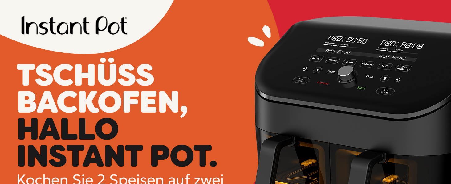 Фритюрниця повітряна Vortex Plus ClearCook 5.7L, чорна, 6-в-1, 1700W, з вікном, 8L