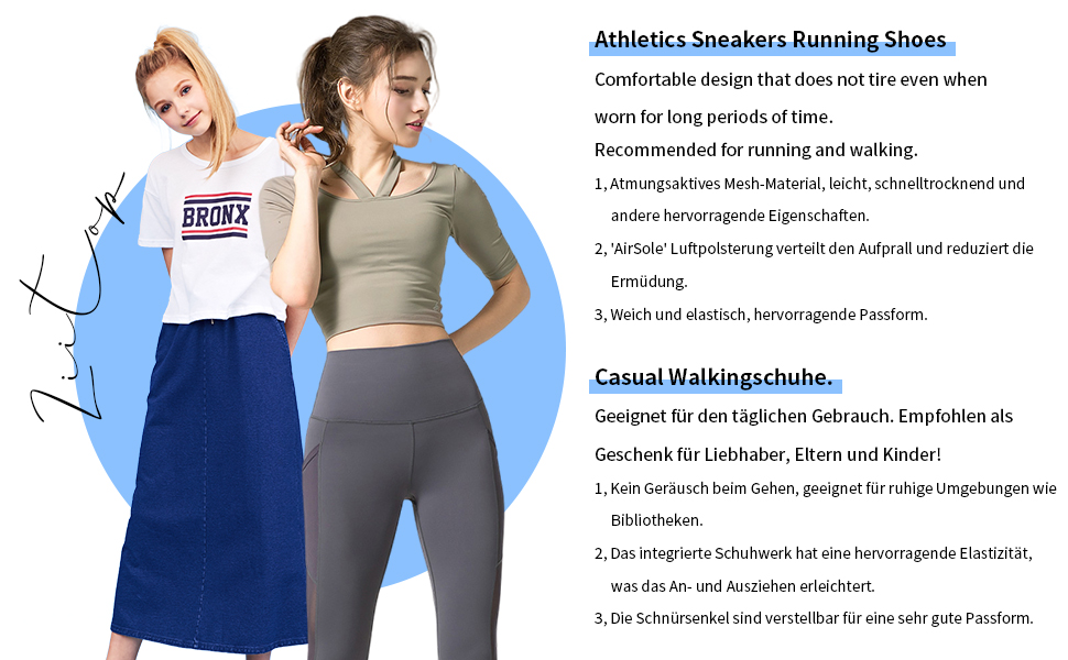 Жіночі кросівки для бігу та ходьби: спортивні, зручні, з повітряною подушкою, дихаючі, ортопедичні, з неслизькою підошвою, легкі, для залу та вулиці (чорно-білі, 39 EU)