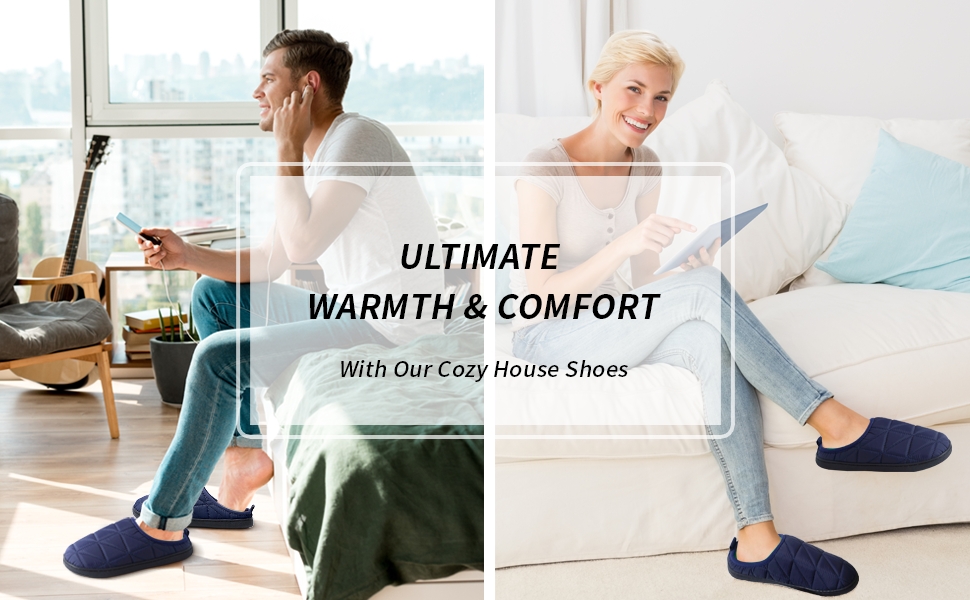 Тапочки домашні жіночі/чоловічі зимові теплі, плюшеві, м'які, зручні з memory foam, антиковзні, двоколірні, для дому та вулиці, 38/39 EU, чорні