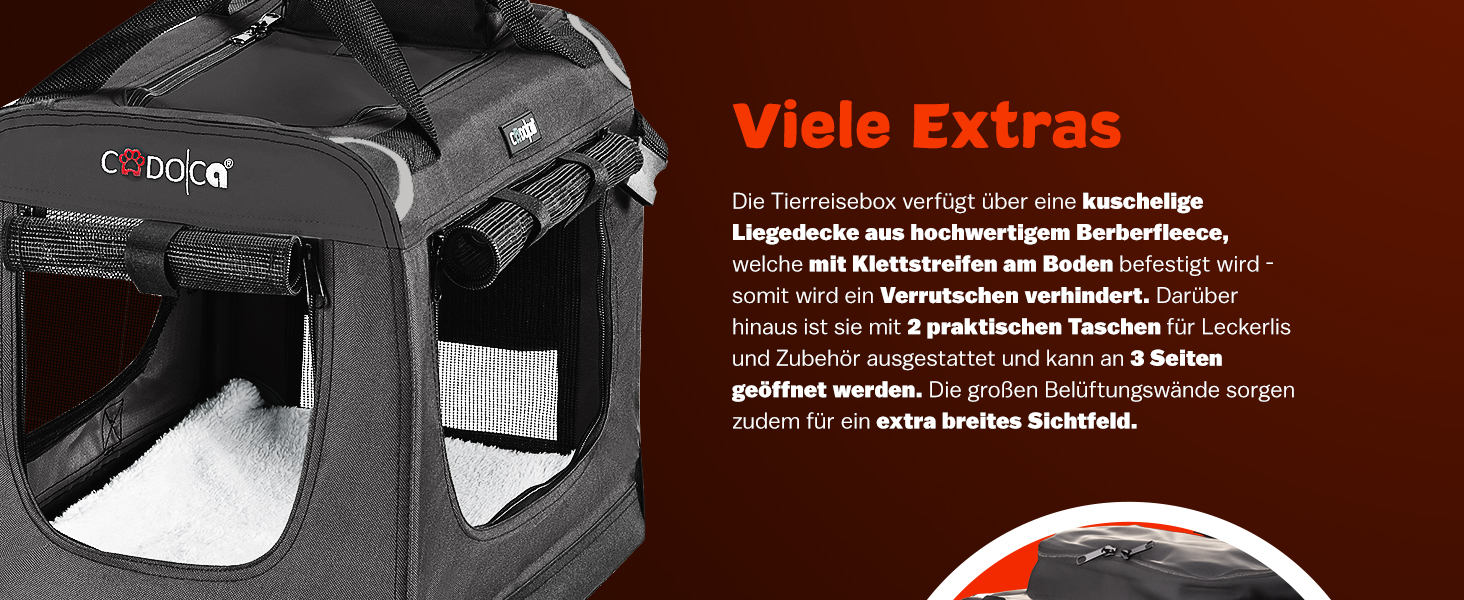 Складана переносна переносна коробка для собак L 70x52x50 см, антрацит. Міцна, дихаюча, для автомобіля, переноска для тварин