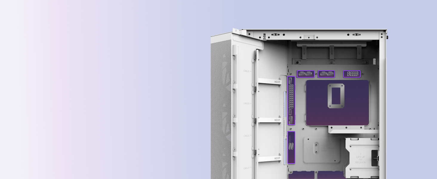 Корпус ПК NZXT H9 Flow 2025 – великий Mid-Tower з двома камерами, чорний – 3 x 140мм та 1 x 120мм вентилятори, підтримка радіатора 420мм, загартоване скло, Back-Connect