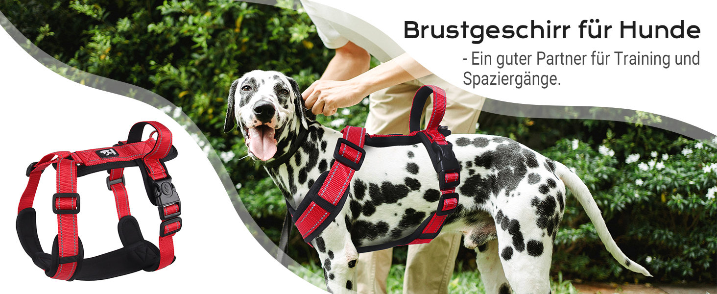 Нашийник для собак LiebeDD чорний XL - комфортний, з ручкою, анти-тяга, для собак середніх розмірів