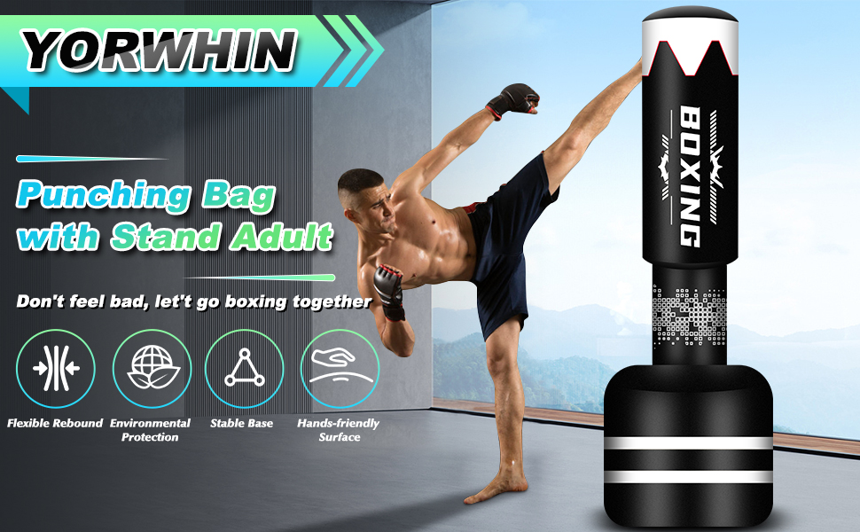 Надувний боксерський мішок для дорослих, стоячий боксерський мішок, самостійний мішок для кікбоксингу, обладнання для тренувань ММА, Муай Тай, фітнесу, стиль гантелі B