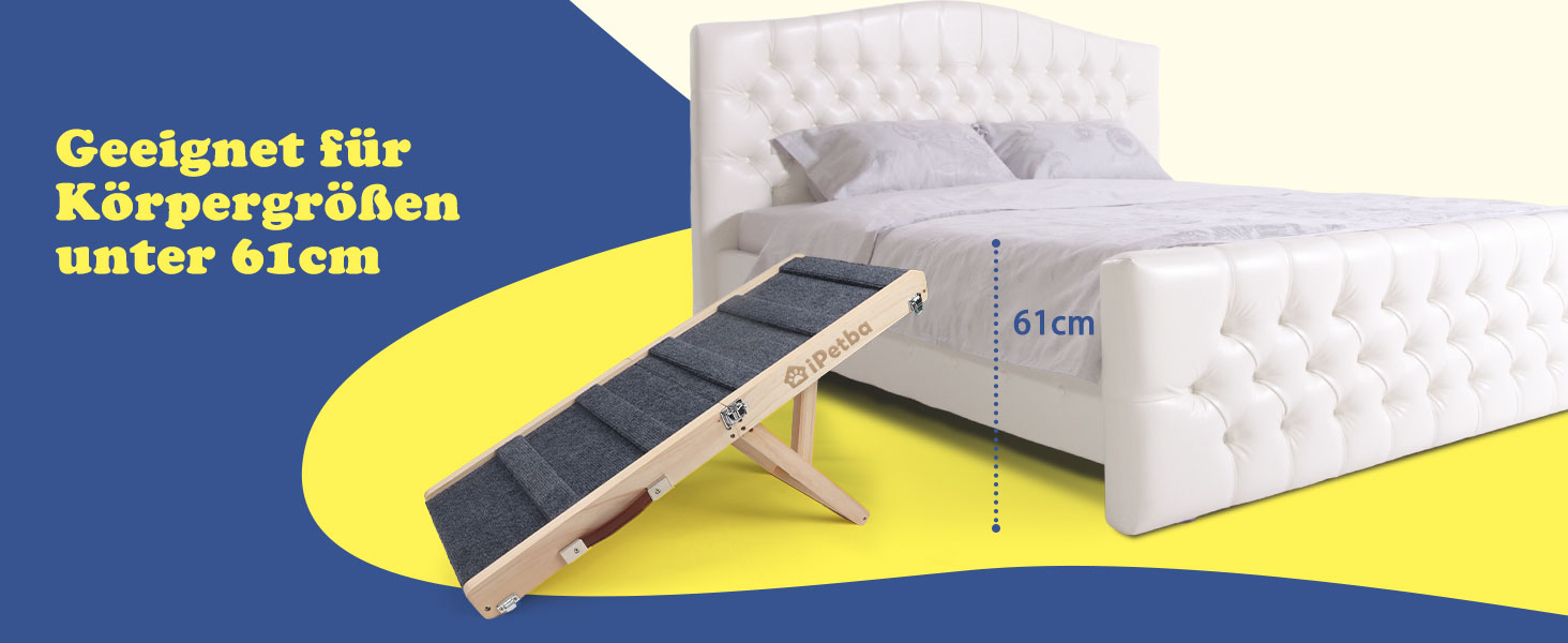 Сходинки для собак на ліжко та диван – м'які, антиковзні, складані, регульовані, портативні, до 16 кг, сірі