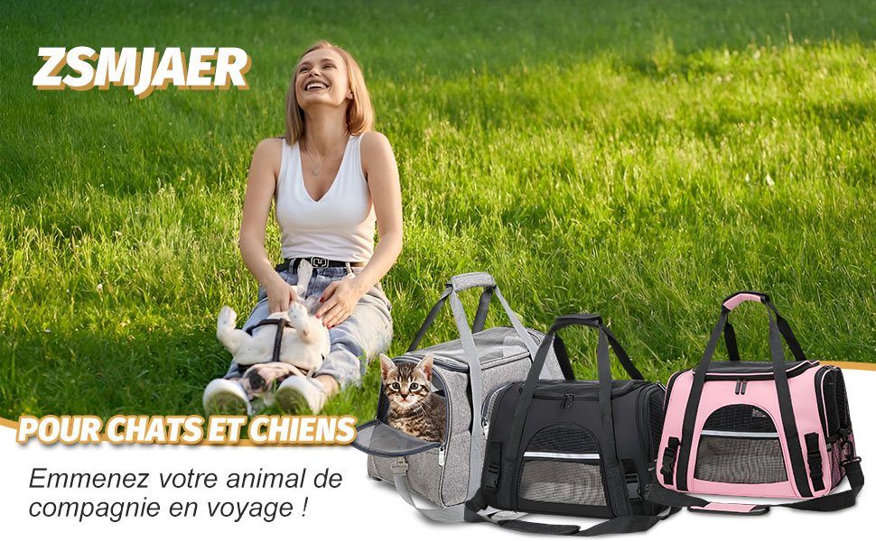 Транспортна сумка для тварин з підстилкою з флісу, для котів та маленьких собак до 10 кг, сірого кольору