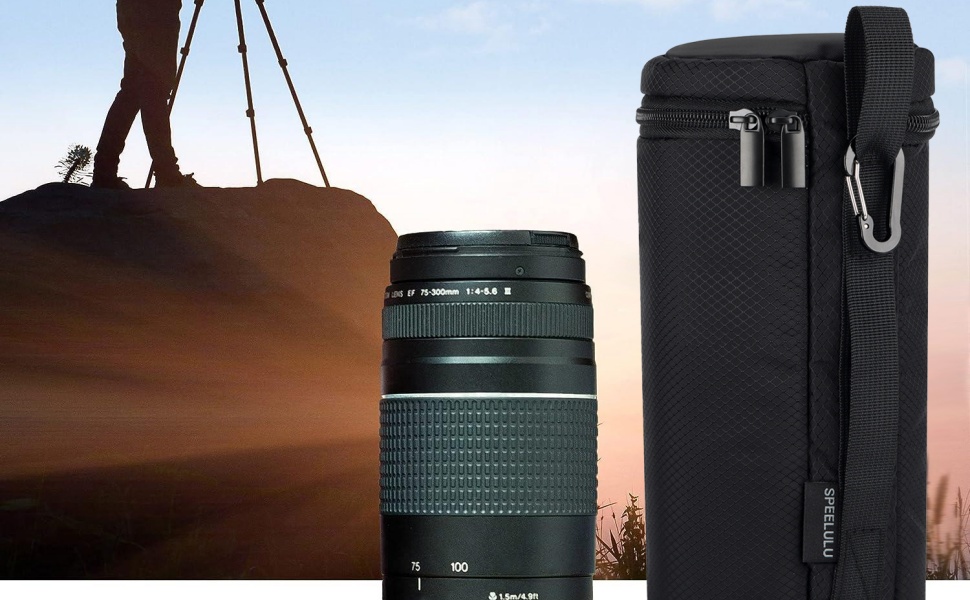 Водонепроникний захисний чохол для об'єктивів камери (набір 4 розмірів) - захист для DSLR об'єктивів