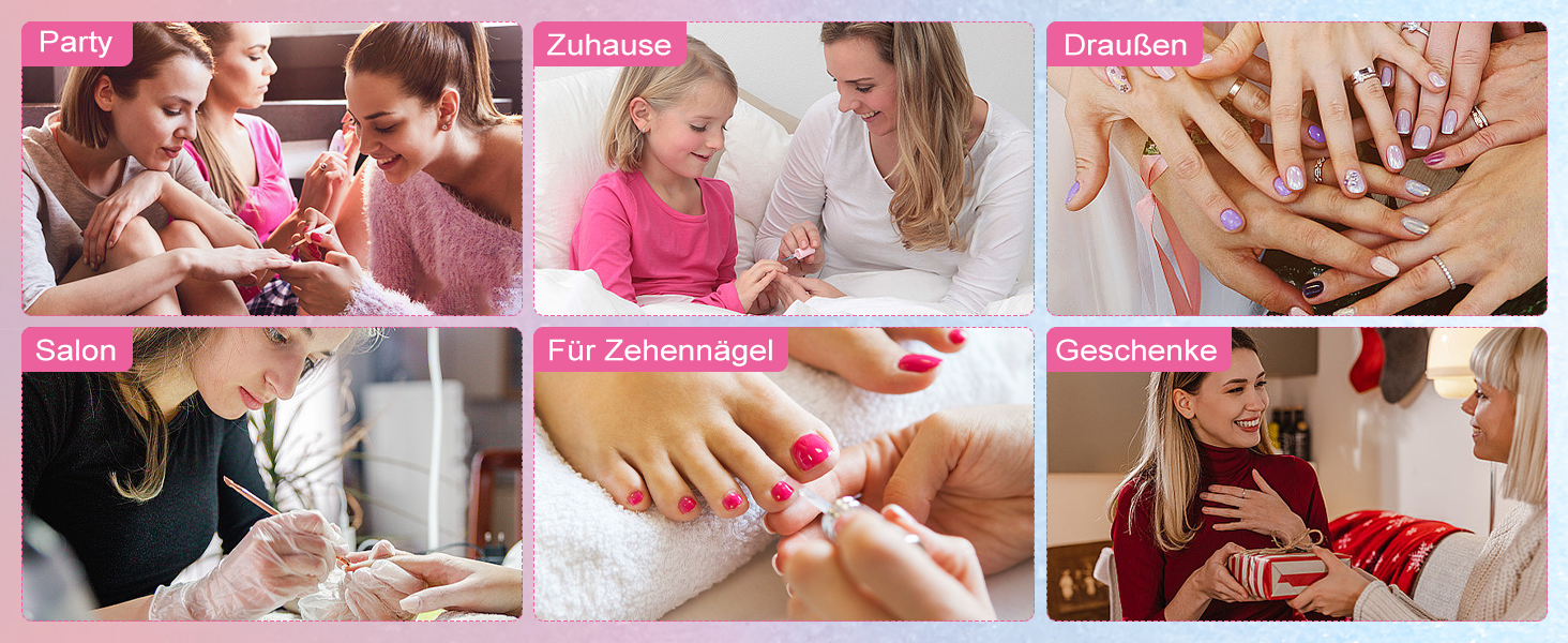 LED UV лампа для нігтів NAILGIRLS 150W з таймером, датчиком та LCD дисплеєм. Підходить для гель-лаку, пальців та нігтів. Рожевий колір.