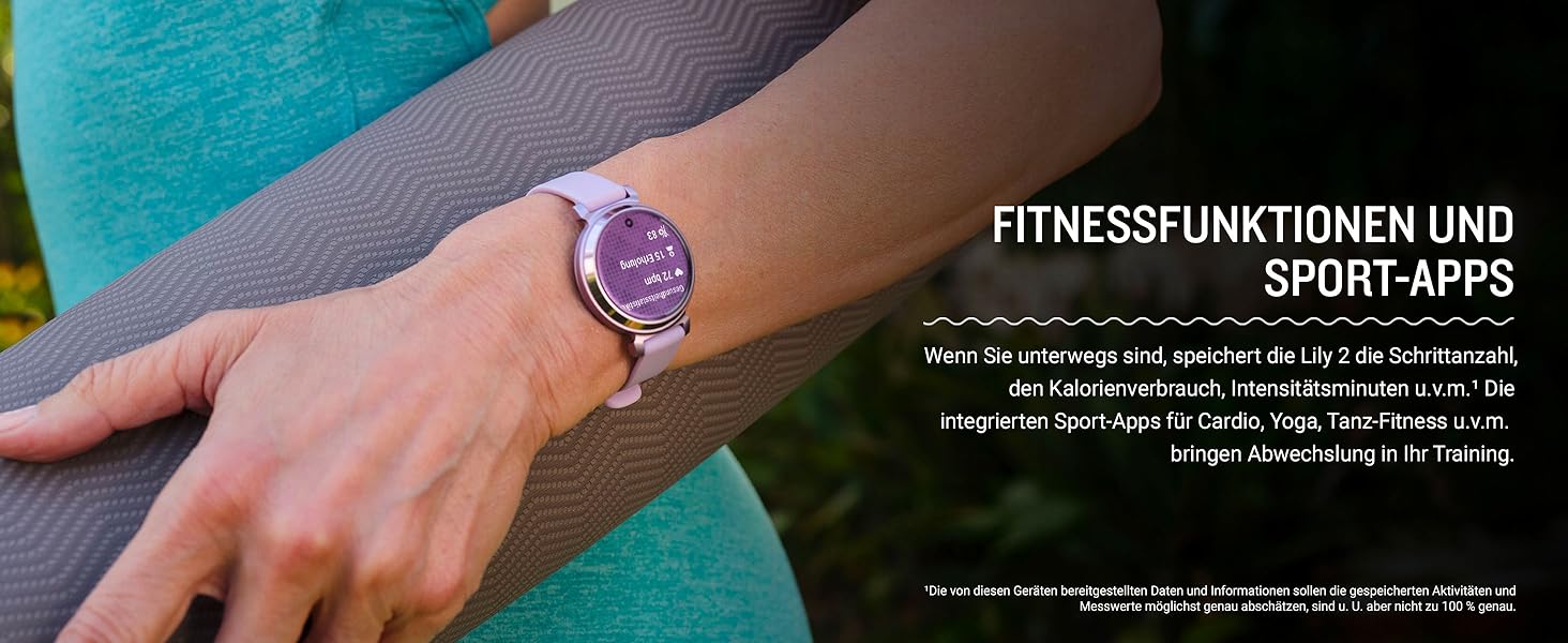 Розумний годинник Garmin Lily 2 [відновлений] - стильний аксесуар з преміум-люнеткою, 2.54 см сенсорний дисплей, до 5 днів роботи від акумулятора, відстеження здоров'я та фітнесу для жінок, сповіщення зі смартфона [відновлений]