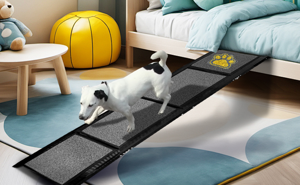 Східці для собак до авто Hunderampe 160 см, складані, для великих собак, з антиковзким килимком, SUV, ручне переношення