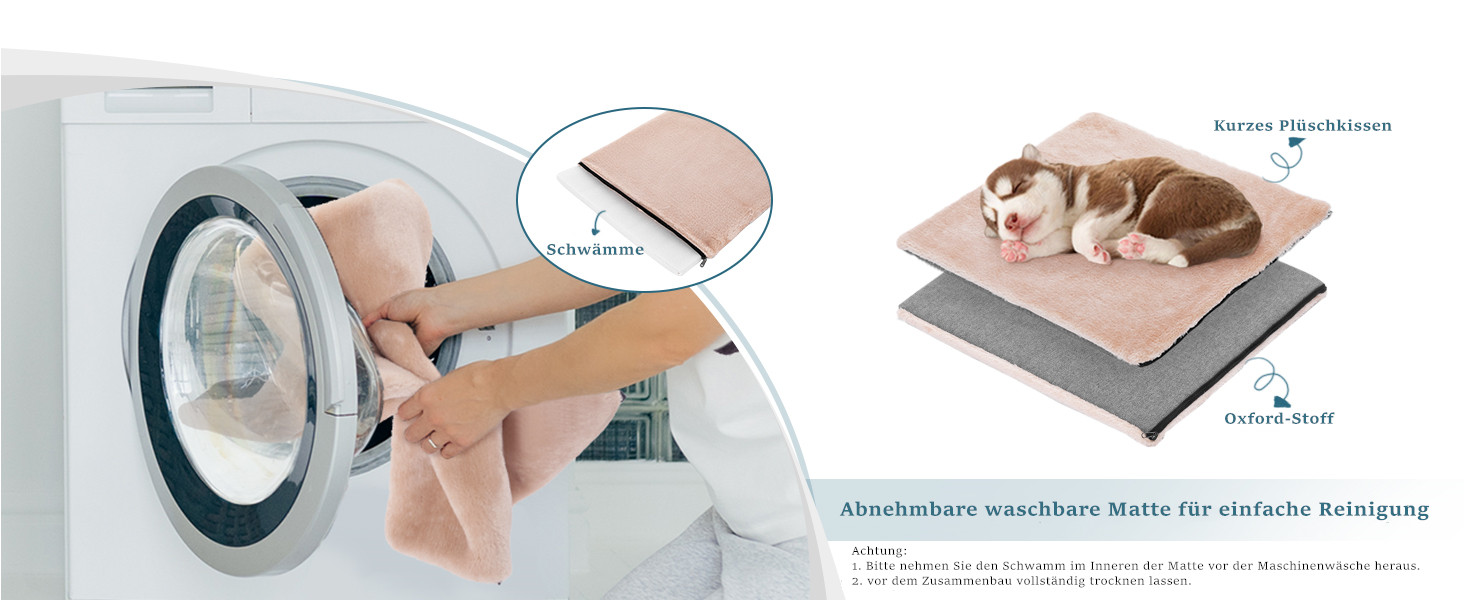 Кія для собак Petsfit: складана переноска для маленьких собак, котів та кроликів. Зручна переноска для дому, транспортування та сну. З анти-відкривачем та плюшевою подушкою, сіра, S