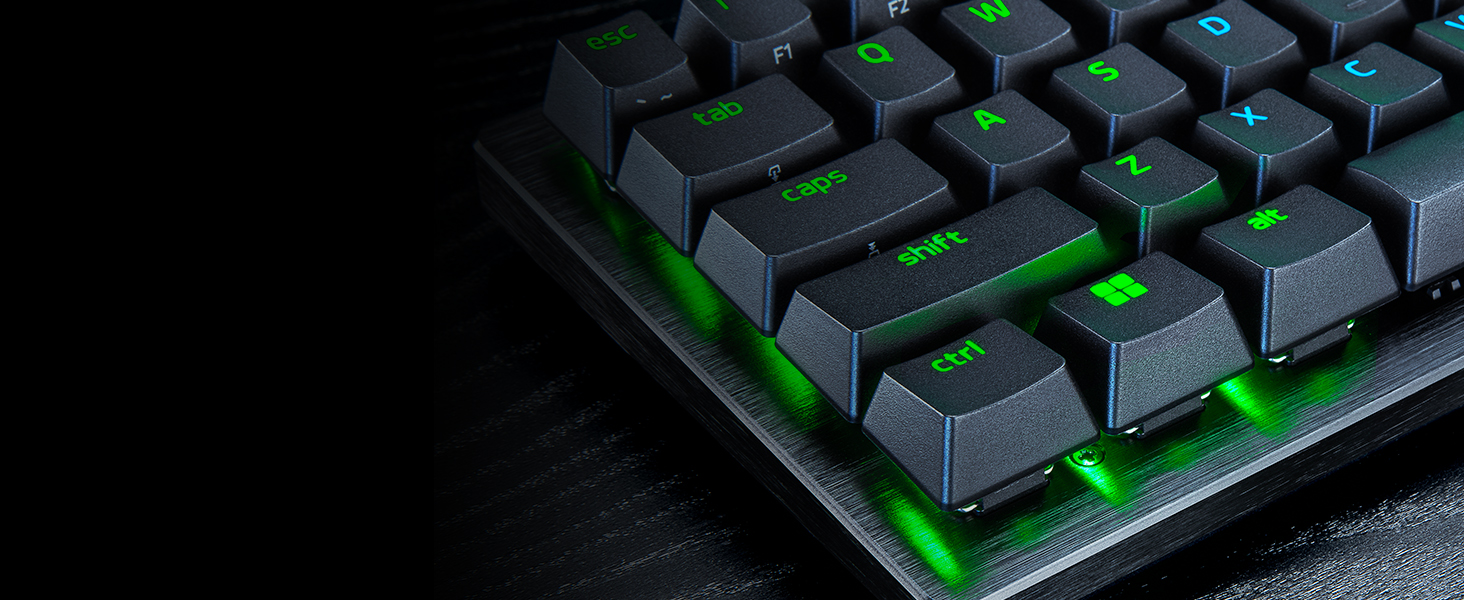 Razer Huntsman V3 Pro Mini - Механічна клавіатура для геймерів 60% з аналоговими оптичними перемикачами | US-Layout | Чорний