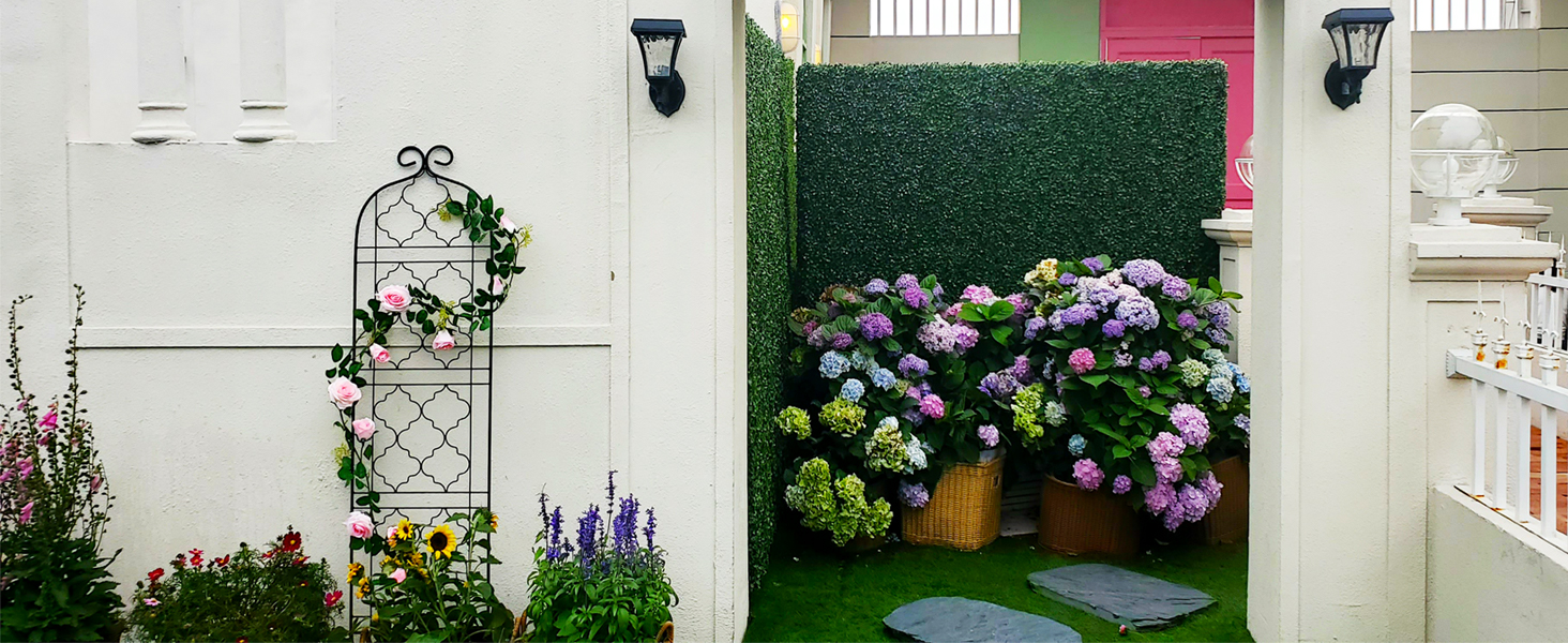 Садова опора SCENDOR GARDEN 150×40 см для витких рослин, винограду, огірків, томатів, квітів і овочів, металеві гратчасті панелі для пергол, 2 шт.