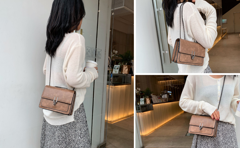 Сумка жіноча Travistar через плече: ланцюжок, кросбоді, вечірня, міська, шкіряна (K077-зелений)