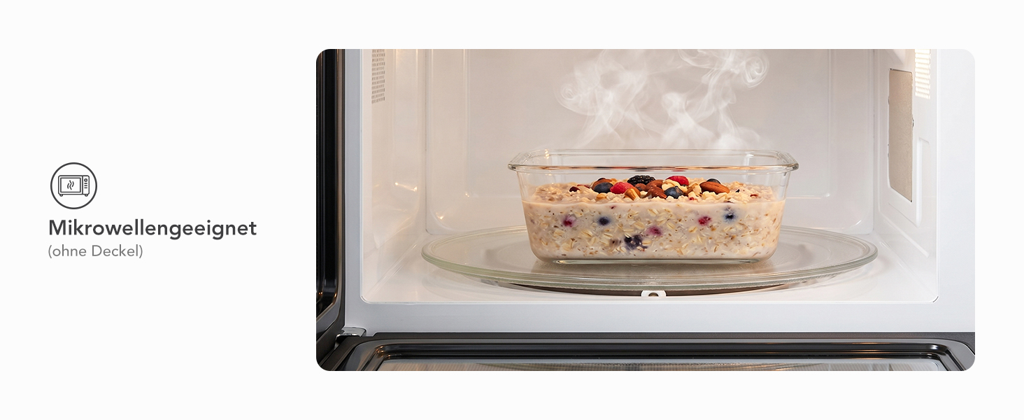 Скляні контейнери для зберігання їжі з кришками набір, Meal Prep, скляні миски герметичні, для мікрохвильовки, духовки, морозилки, посудомийки, для сім'ї, офісу, кухні (Кольорові)