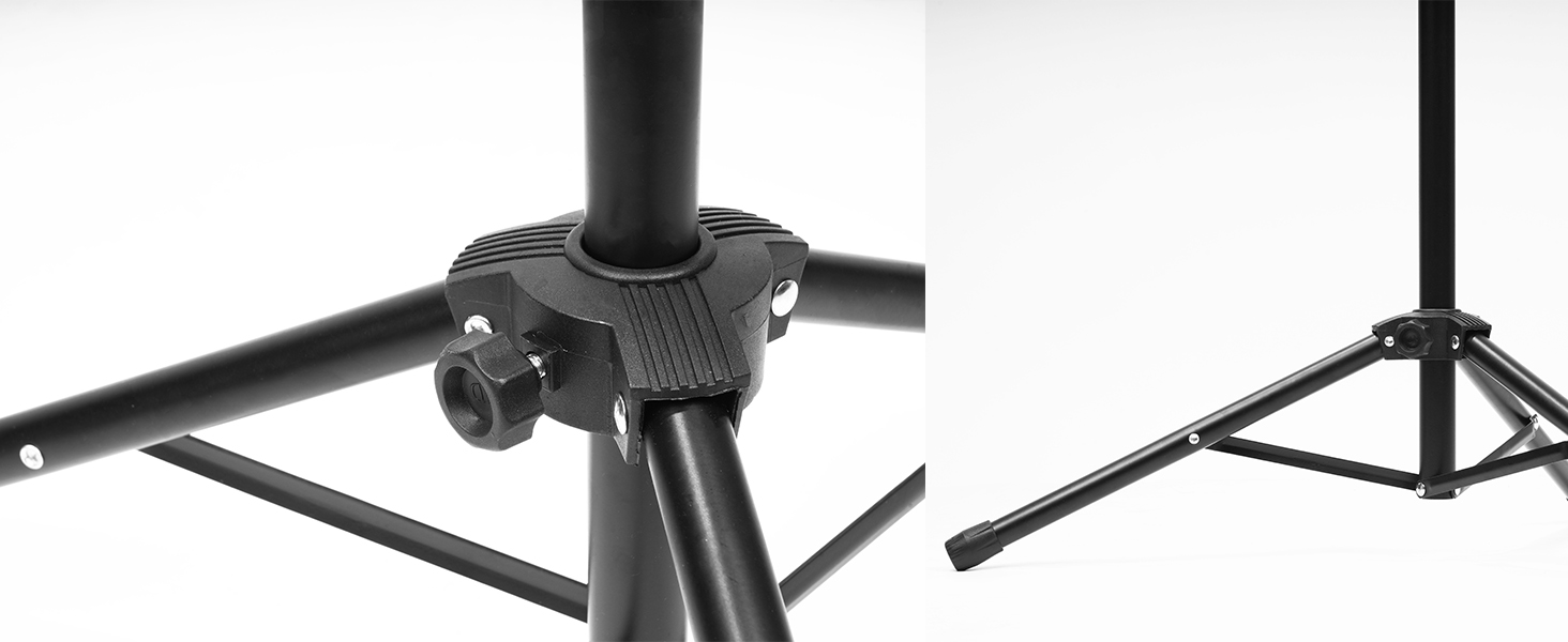 Підставка для мікрофона GUITTO з двома тримачами для смартфона/планшета, регульований кріплення, важка основа, для стрімінгу, подкастів, запису та живих виступів (GMS-04)