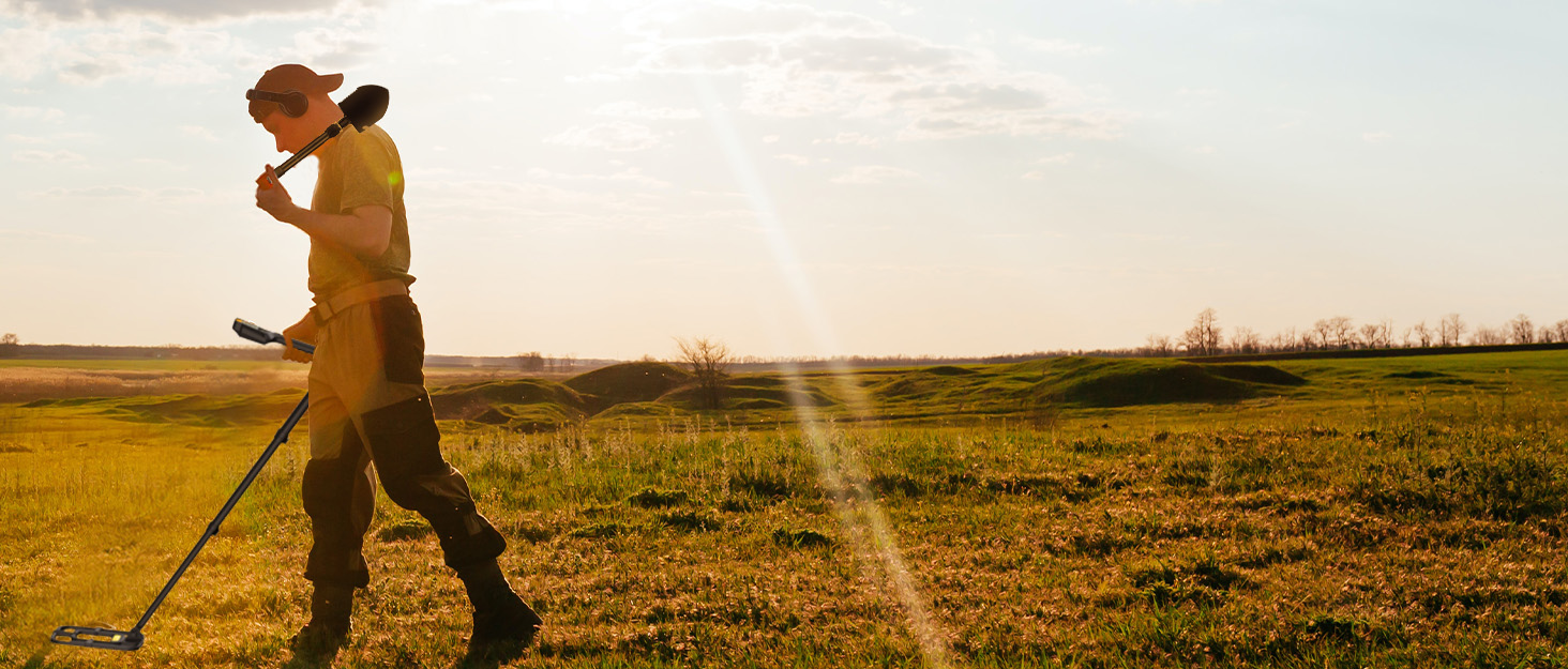 Металодетектор для дорослих та дітей: водонепроникний, акумуляторний, з Pinpointer, складний, сірий