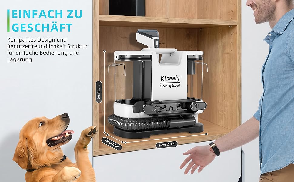 Портативний глибокий очищувач килимів та м'яких меблів, миюча пилосос, потужний очищувач з глибоким очищенням (GW1)