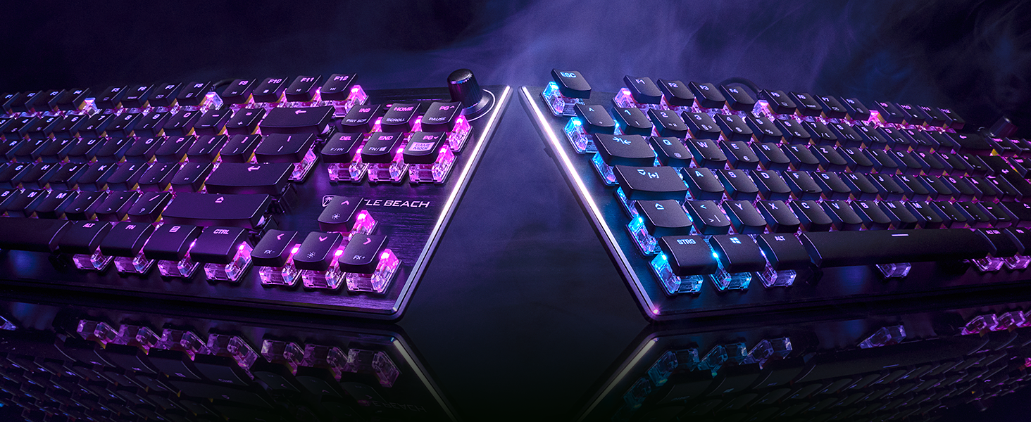 Turtle Beach Vulcan TKL – Механічна ігрова клавіатура з Titan Switch, AIMO RGB-підсвічуванням та анодованою алюмінієвою рамою