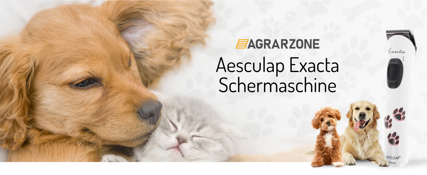 Машинка для стрижки собак та котів Agrarzone Edition Aesculap Exacta - з запасним ножем, тиха та без вібрації
