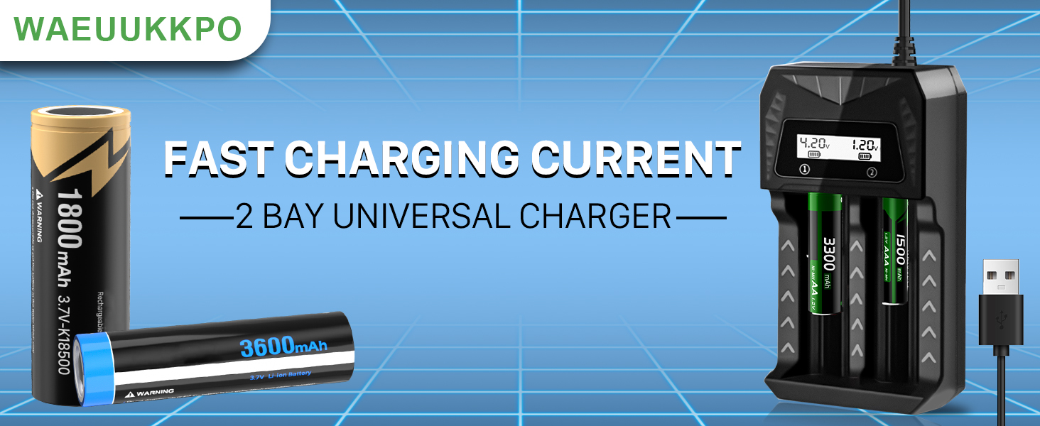 Зарядний пристрій для акумуляторів 18650 з LCD дисплеєм, 12 слотів, універсальний, швидка зарядка для 26650, 16340, 14500, 18350, 18500 AA AAA (тільки зарядний пристрій)