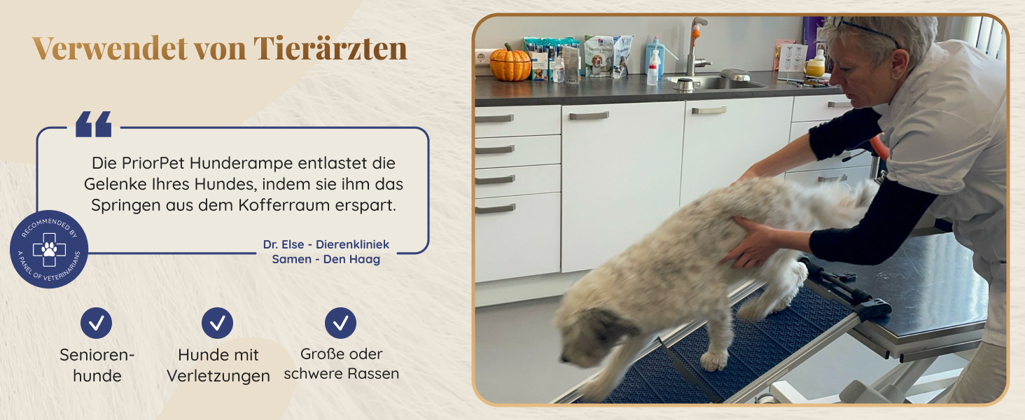 Східці для собак у машину – складані, 174 см, 38 см, з гумовим покриттям – для великих собак, підходить для авто та SUV – вантажопідйомність 85 кг – темно-сірий колір