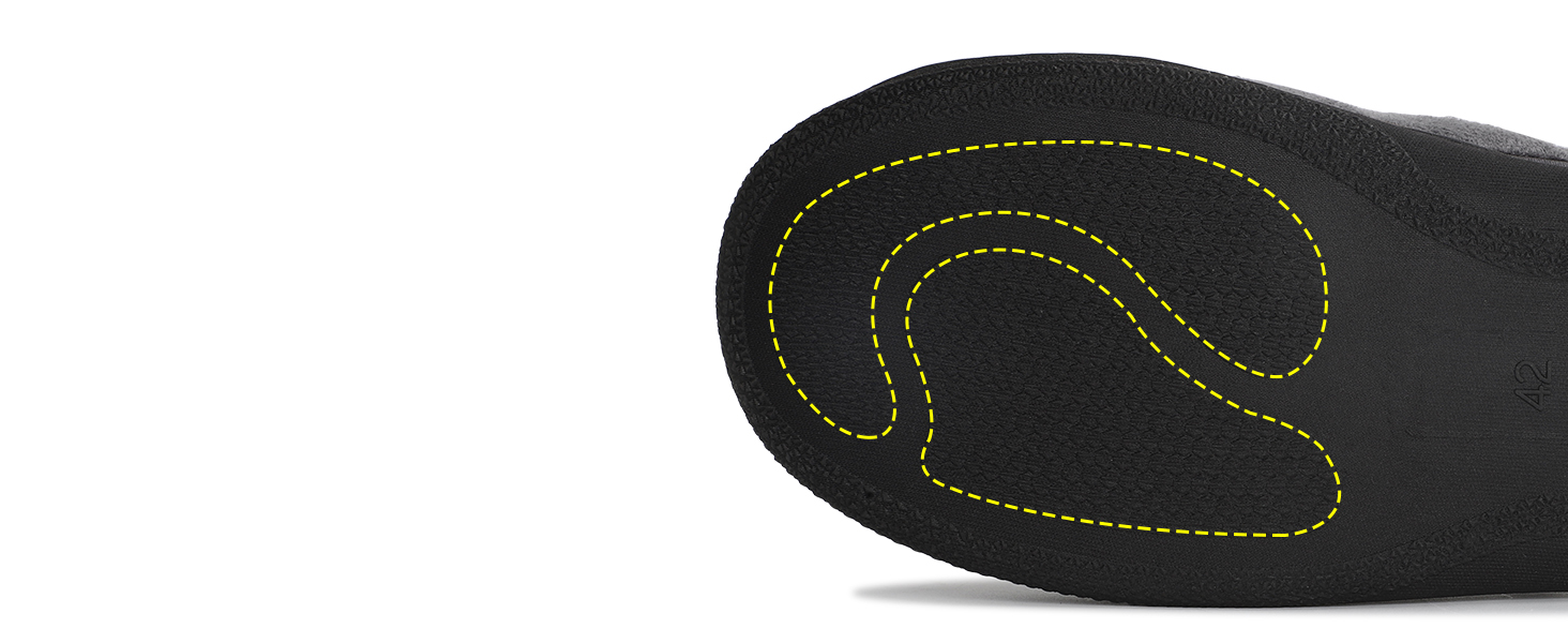 Чоловічі мокасини-домашні тапочки Riehmot з м'якою підошвою з гуми, з підкладкою Sherpa, теплі, з м'якою піною Memory Foam, сірі, розмір EU 42-47