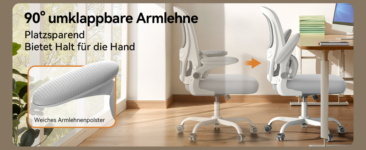 Офісний стіл Naspaulro: ергономічне крісло з регульованою підголівником, підлокітниками та підтримкою попереку. Динамічний поворотний стіл з дихаючою сіткою для дому та офісу (Сірий 2, без підголівника)