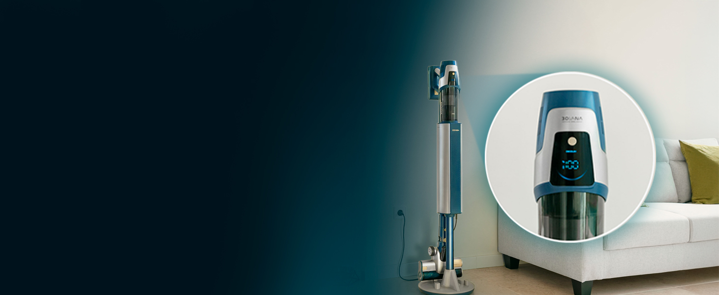 Бездротовий пилосос Cecotec Conga Rockstar 5500 Hurricane Station Flex Max: 220AW, 700W, станція самостійного очищення, 90 хв роботи, антизаплутувальна щітка, гнучкий шланг, циклонна технологія