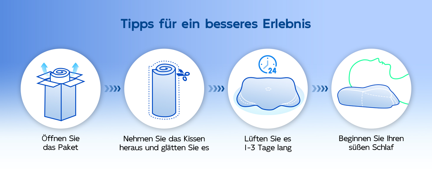 Подушка Ecliptron з піною з пам'яті: ергономічна подушка для шиї, дихаюча, знімний чохол, для тих, хто спить на боці, спині та животі (сіра)