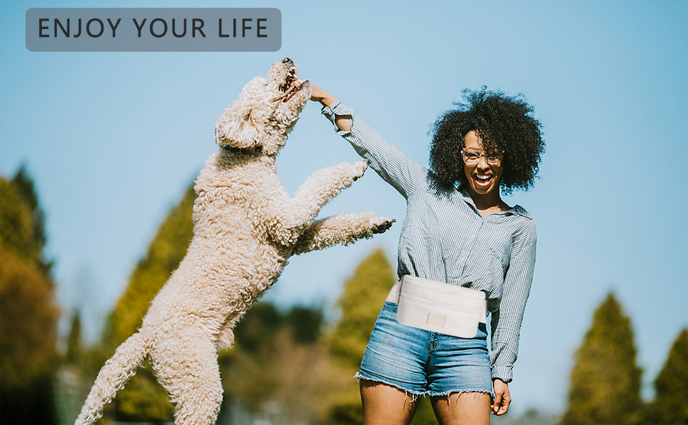 Поясна сумка на пояс для жінок та чоловіків, спортивна, водонепроникна, велика, для телефону, на бігу, бежева