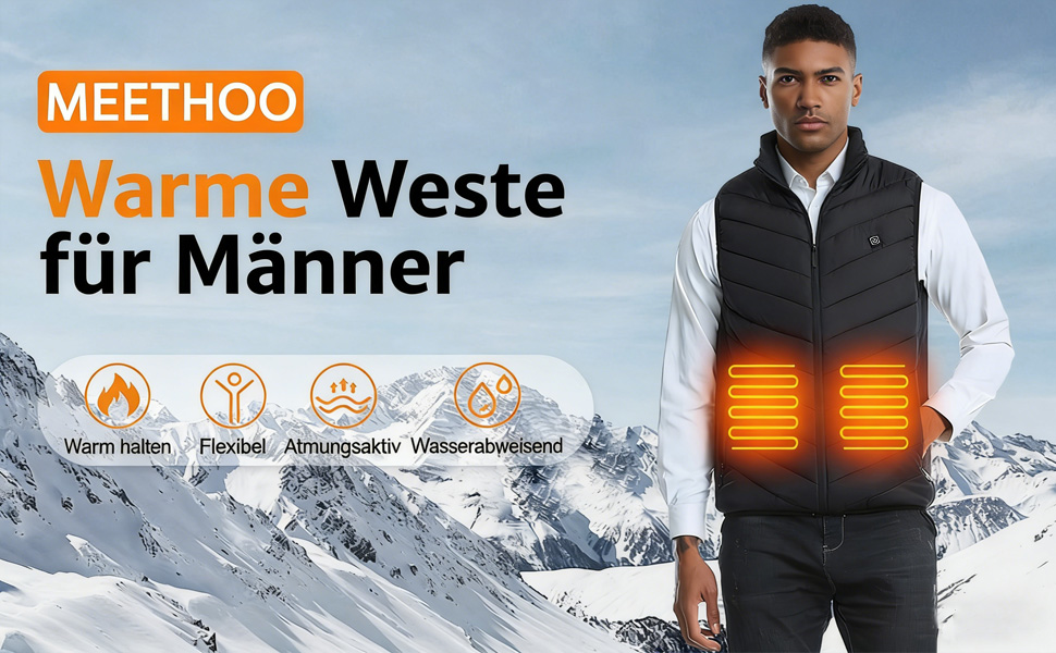 Степова жилетка Weste Daunenweste чорного кольору, розмір XXL