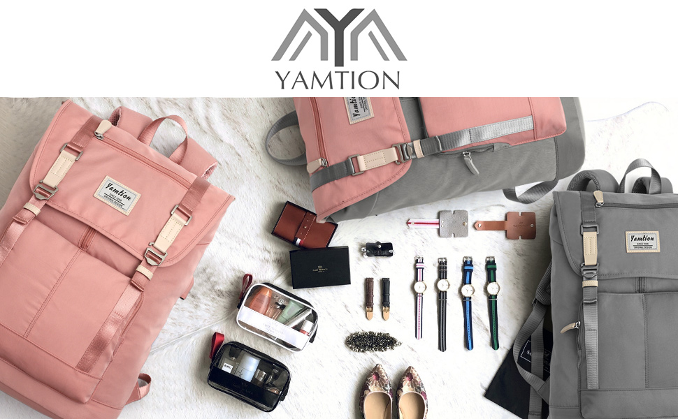 Рюкзак для ноутбука YAMTION для чоловіків, підходить для школи, університету, роботи та подорожей. USB-порт, відділення для ноутбука 17 дюймів.