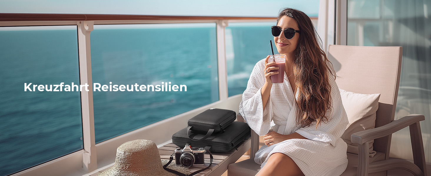 Набір кубиків-органайзерів для валізи (8 шт.) - кубики для подорожей, компресійні мішки, водонепроникні, чорні