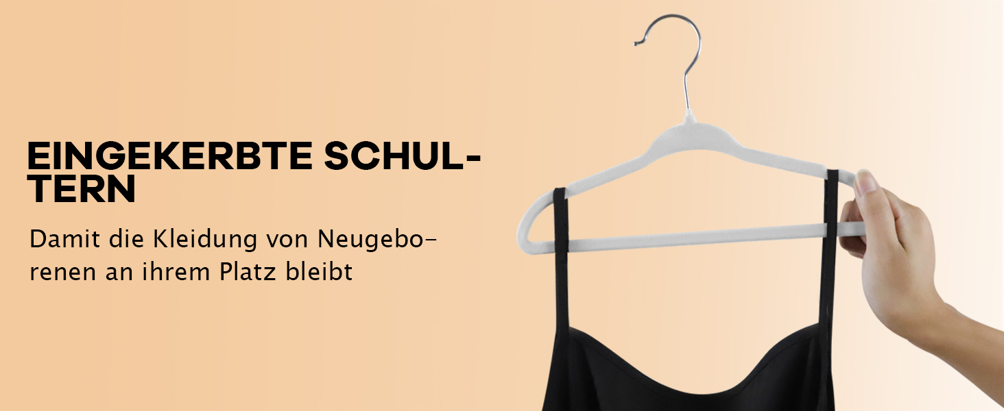 В'язки для дитячого одягу ManGotree з велюру, 30 шт., білі. Дитячі вішалки з обертовим гачком та вигнутим плечем для дитячого одягу