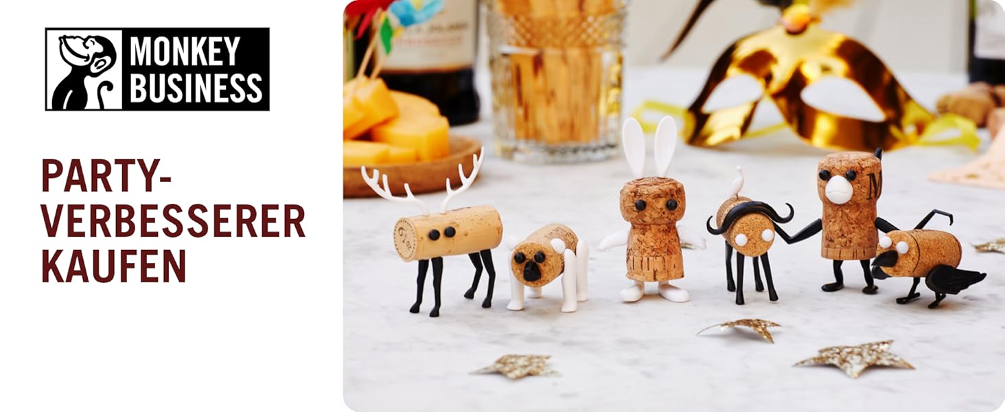 Набір силіконових кухонних інструментів Monkey Business Pasta Grande №3: ложка для спагеті, прес для лимонів Conchiglie, підставка для ложок Ravioli, подарункова упаковка