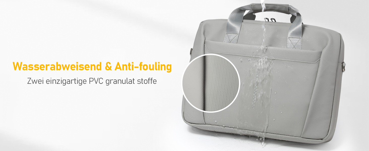 Сумка для ноутбука 15-16 дюймів GAOCHY, сумісна з MacBook Pro 16, Air 15, Aspire 15,6, Vivobook 16/15, Inspiron 15, месенджер із плечовим ременем, сірий шовк