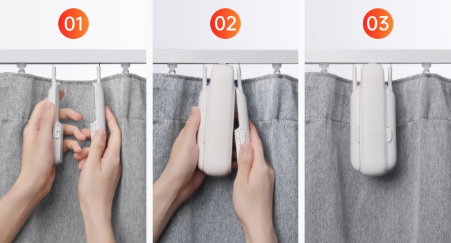 Розумний автоматичний відкривач штор SwitchBot Curtain 3 для U-рейки, Bluetooth, керування через додаток і таймер, потужний двигун, сумісний з Alexa і Google Home (потрібен SwitchBot Hub)
