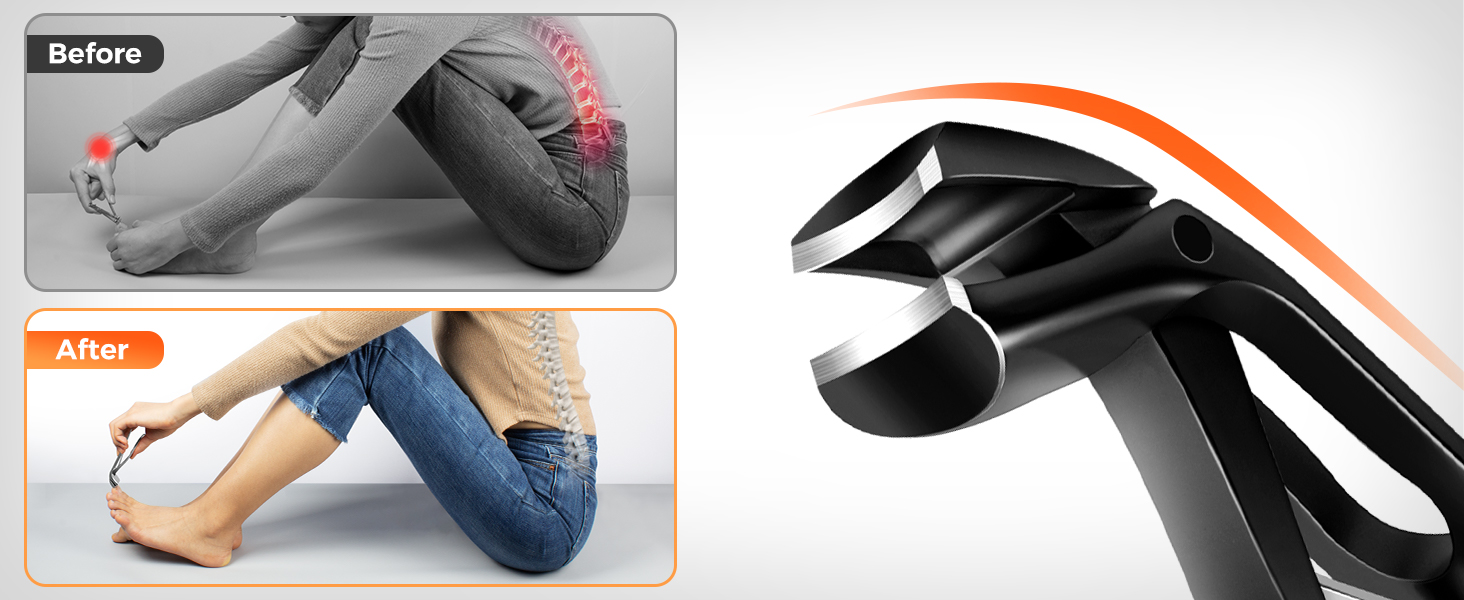 Нагрівач для нігтів для людей похилого віку з товстими нігтями, кутовий нігтьовий різак, нігтьовий різак для ніг з контейнером для збору, нержавіюча сталь, великий нігтьовий щипчик з широким отвором, ергономічний нігтьовий щипчик для чоловіків, чорний, широке відкривання та кутовий наконечник