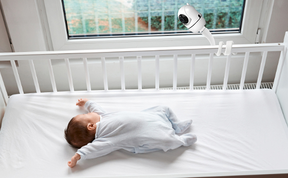 Тримач для дитячого монітора EYSAFT: сумісний з Hellobaby HB40/HB6250/HB6339/HB65/HB66, Blemil BL9052, Nooie IPC100, TakTark BM811/VB801/VB802 (16.5 дюймів)